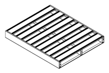Palet de aluminio uso estándar